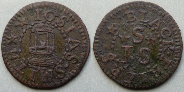 Blackfriars, Josiah Smith farthing token Blackfriars, Josiah Smith farthing token